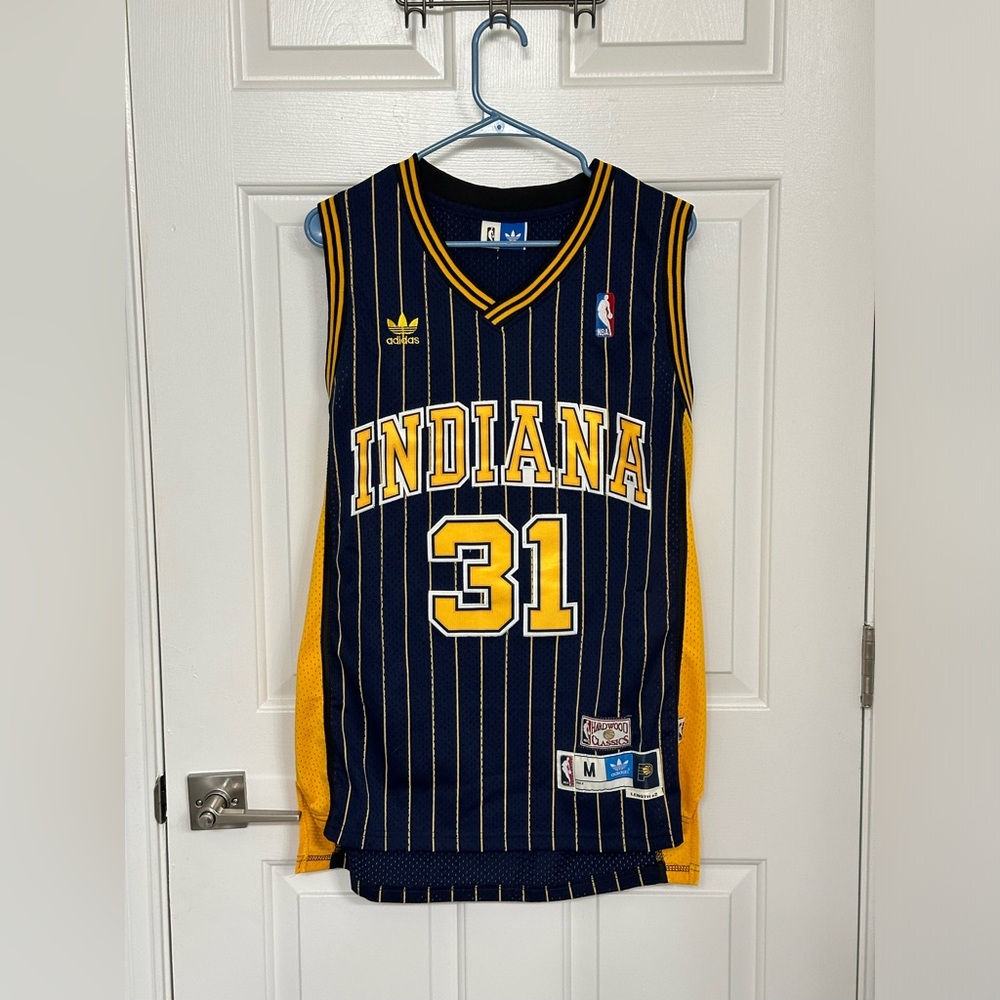 Adidas - Indiana Pacers - Reggie Miller - Pinstripe